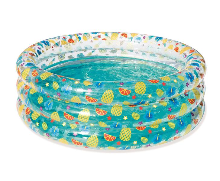 Bestway bazen Tropical Play 3-ring 150x53 cm, plavi