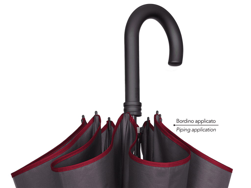 Perletti Kišobran golf bordo, Crni