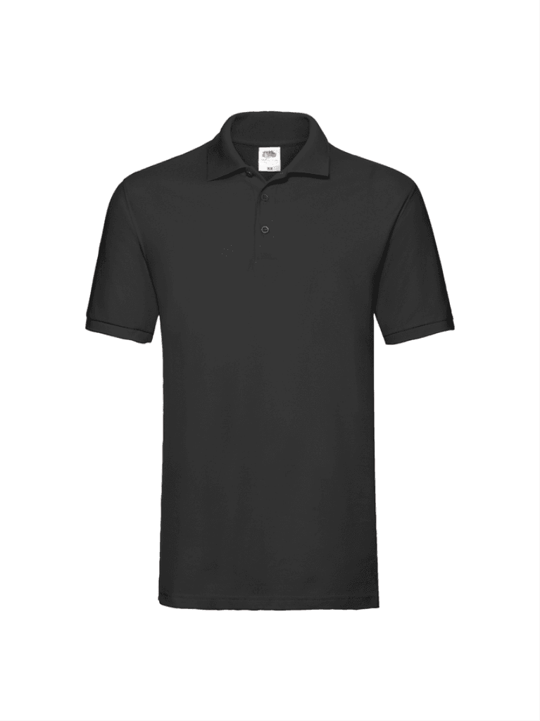 Fruit of the Loom Majica kratki rukav polo, Crna