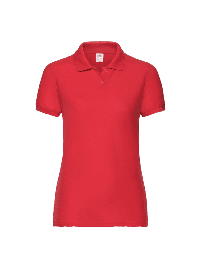 Fruit of the Loom Majica lady fit polo, Crvena