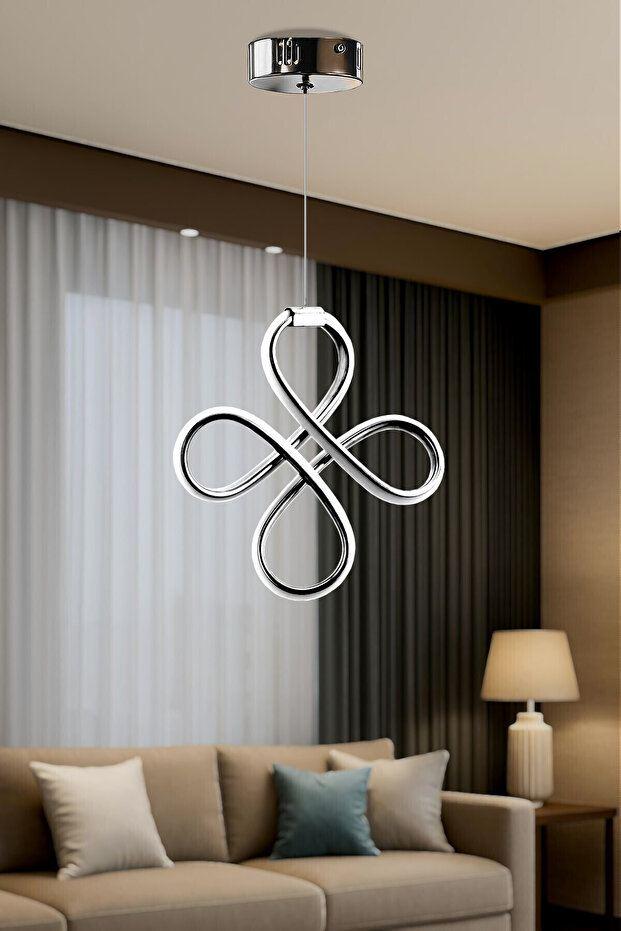 Opviq luster Yonca, hrom