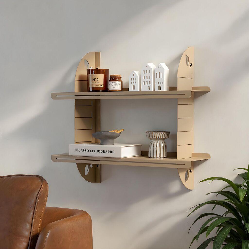 Hanah Home Zidna polica Vlnt126Cp, Krem