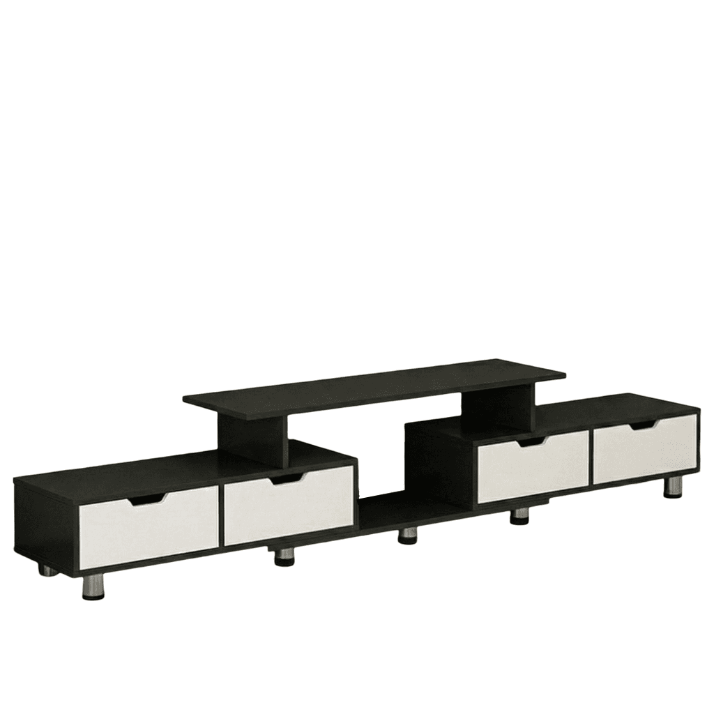 Giga TV komoda Shineza, 120-190cm, Crna