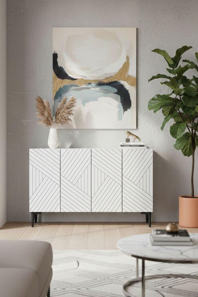 Hanah Home Komoda Ferro 120, Bijela