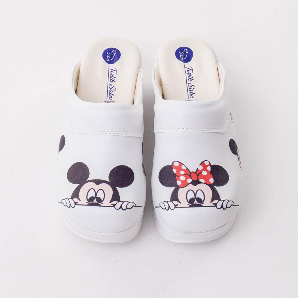 Terlik Sabo Air Max klompe Mickey Mouse 2, Bijele