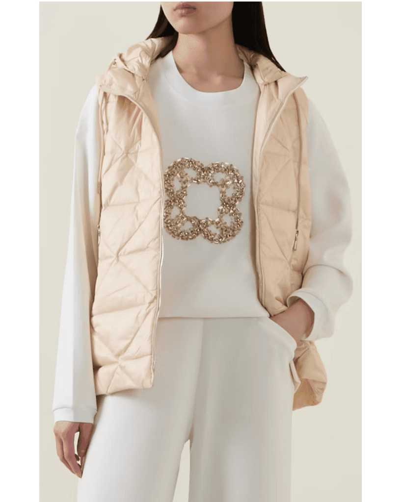 Elena Miro Ženski prsluk, Regular, Krem