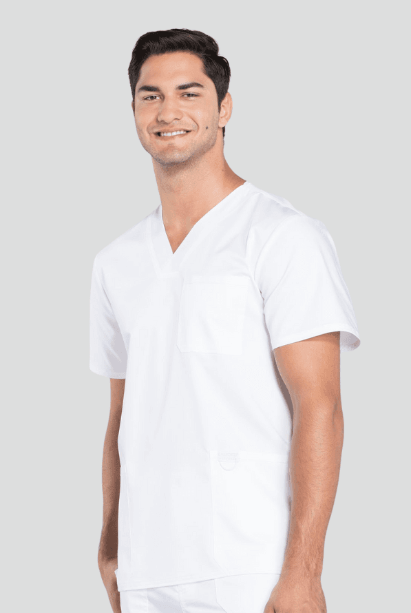 Cheroke Muška medicinska bluza, Bijela