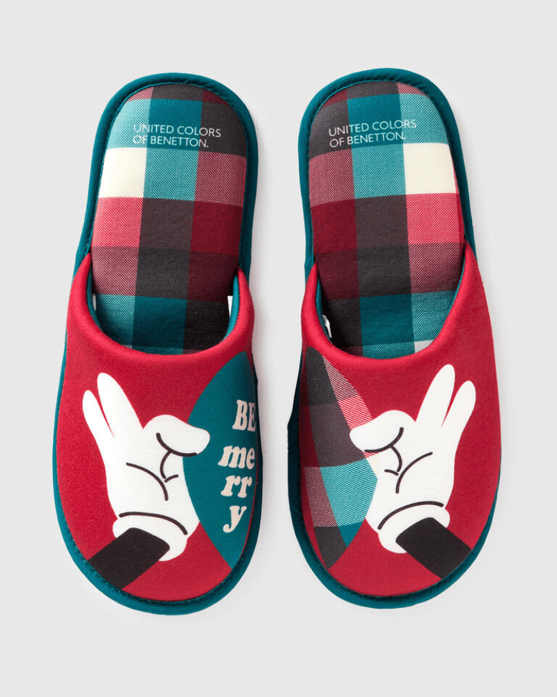 Benetton Papuče 8TKB2D01B-902-36, Crvene