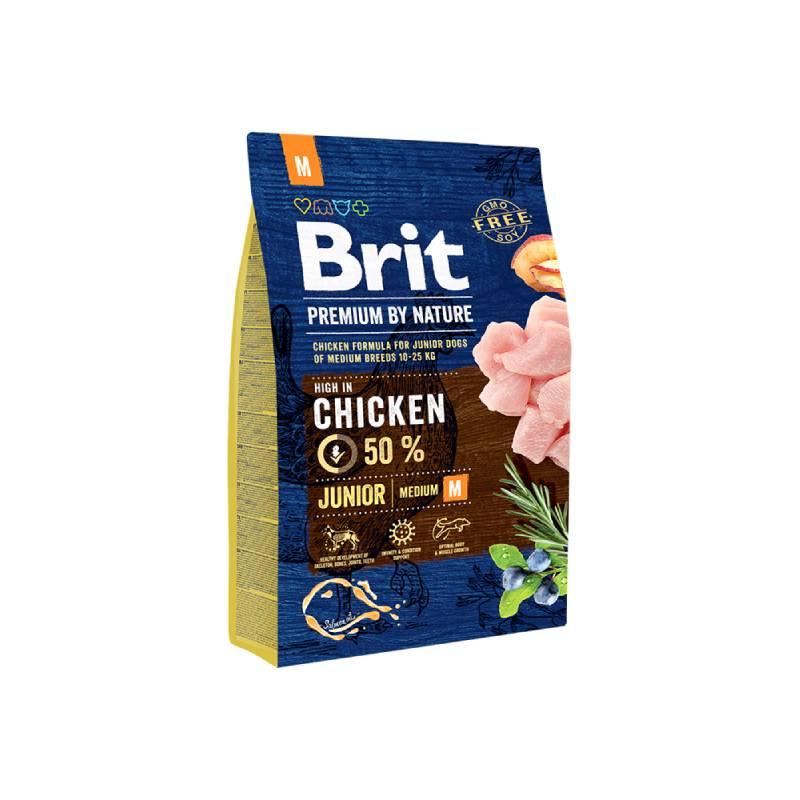BRIT Premium by Nature Junior Medium Breeds Hrana za mlade pse srednjih rasa, 3kg