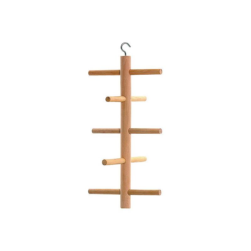 Kerbl 83128 Merdevine za papagaje 5-steps length 24 cm parakeet ladder,Smeđa
