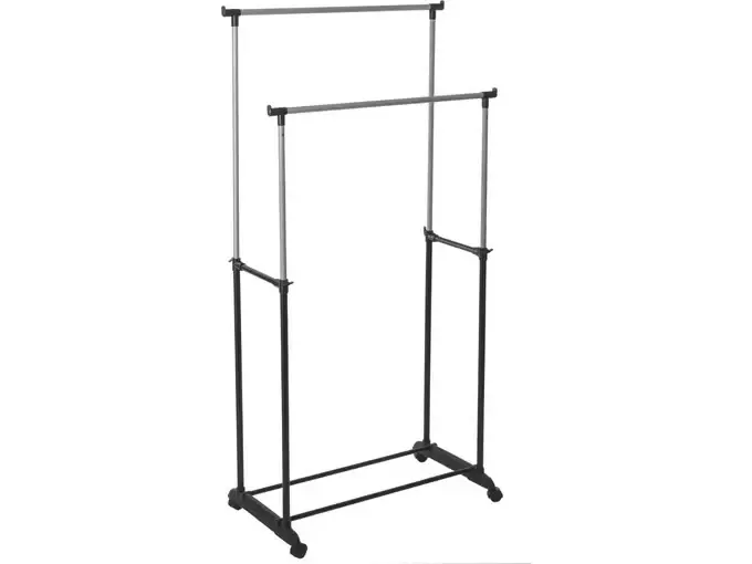 Five Stalak Za Garderobu Dupli 138926, 80x42x160 cm, PP/Metal, Crna