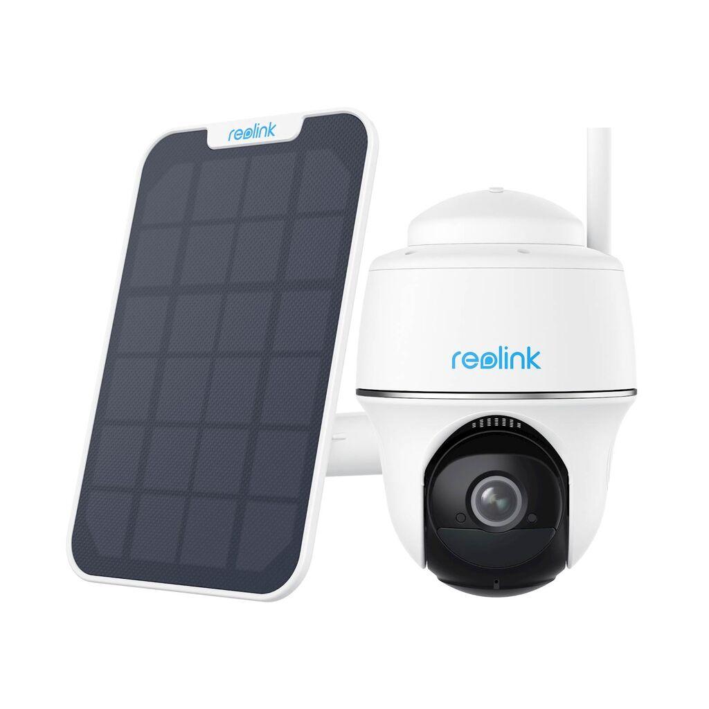 Reolink IP Kamera Argus Serija B430, Kamera + Solarni Panel, 5mp, Baterijska, Pan, Tilt, Noćni Vid, Bijela