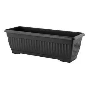 Fora Žardinijera, 50x20, Sa podmetačem, Mediter, Antracit