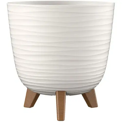 Fora Gardino Saksija sa nogarima Finesa, 30 cm, Bijela