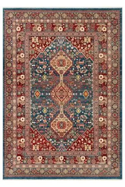 Tepih KYB 05, 160x230 cm, Tamno Plavi-Crveni