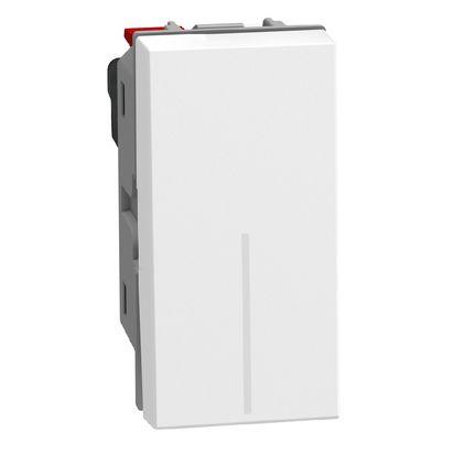 Bticino Taster Light Now YW4005A, 1M, 10A, Bijeli