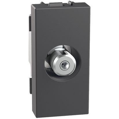 Bticino Antenska utičnica Light Now YD4202F, F-TIP, 1M, Crna