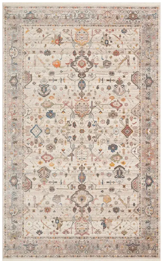 Tepih PTA 01, 120x180 cm, Krem-Sivi