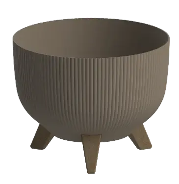 Fora Wave Trio Saksija sa nogama, O 30cm, Bijela