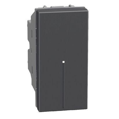 Bticino Ax prekidač Light Now YD4051A, 1M, 10A, Crni