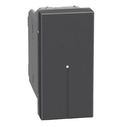 Bticino Ax prekidač Light Now YD4054, 1M, 10A, Crni