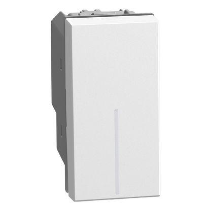 Bticino Krizni prekidač Light Now YW4004, 1M, 10A, Bijeli