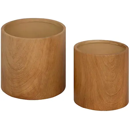 Atmosfera Set od 2  Saksije  D14H13, Bež