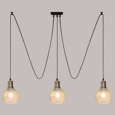 Atmosfera Luster Elio BLK MET PDNT  D31 181935A, Hrom