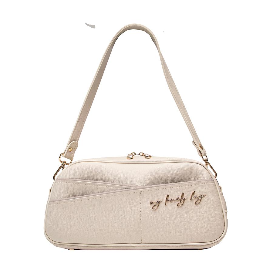 Lovely Bag  NELLIE - bež torba - Zlatni metal