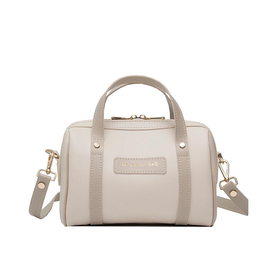 Lovely Bag  GIGI - bež torba - Zlatni metal