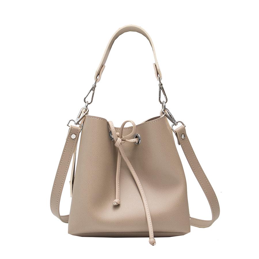 Lovely Bag  IZZY - tamno bež torba - Srebrni metal