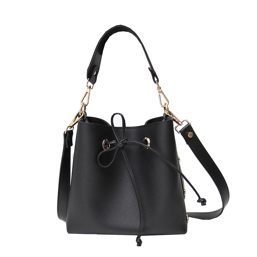 Lovely Bag  IZZY - crna torba - Zlatni metal