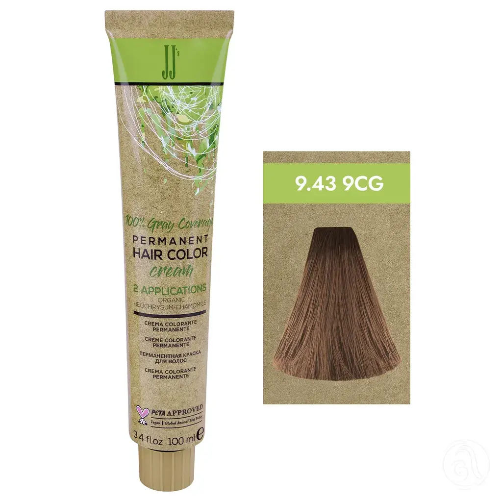 JJ's Farba za kosu 9.43 9CG, Bakarno-zlatna veoma svijetloplava