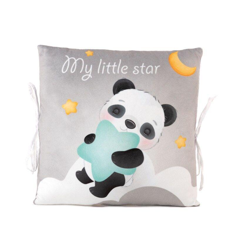 Amek Jastuk za dječji krevet 6kom, 30x30 cm, Sivo-zeleni