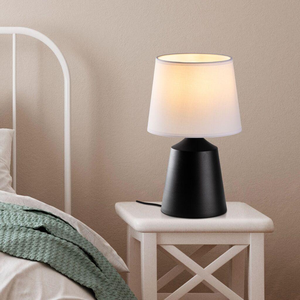 Opviq Stona lampa Drop-15493, Crno-bijela