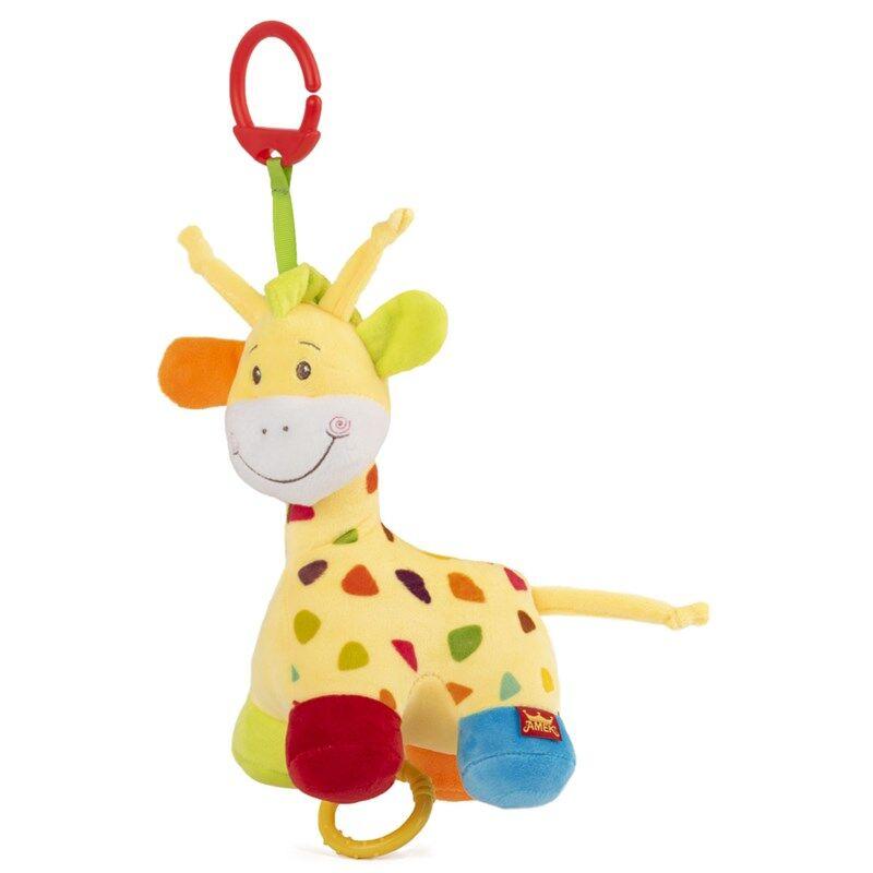 Amek Baby žirafa 23 cm, Šarena