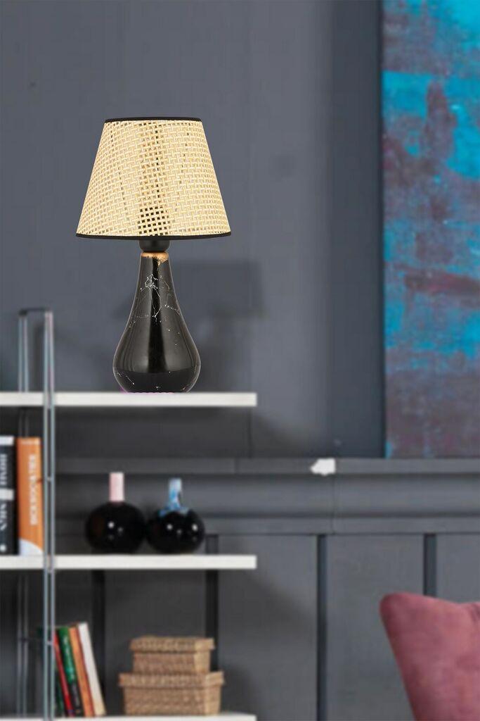 Opviq Stona lampa 64632, Crno-krem