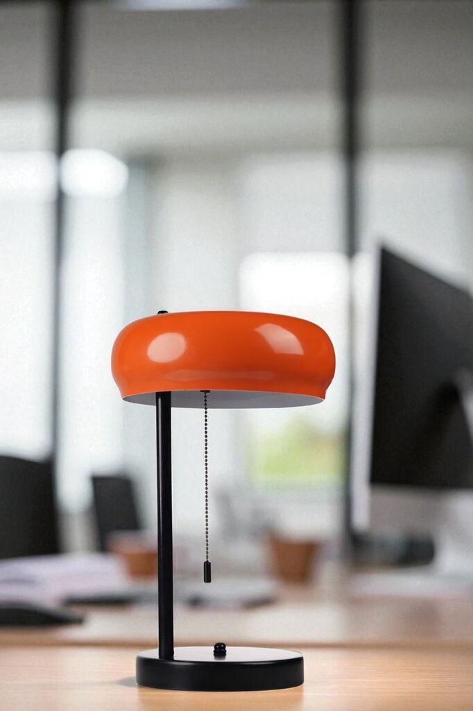 Opviq Stolna lampa Smith, Narandžasto-crna