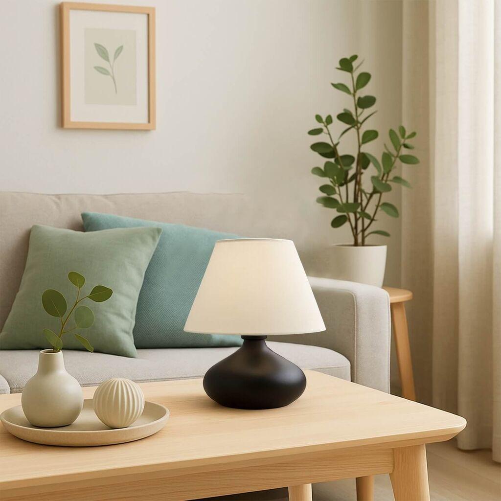 Opviq Stona lampa 242004, Crna i bež