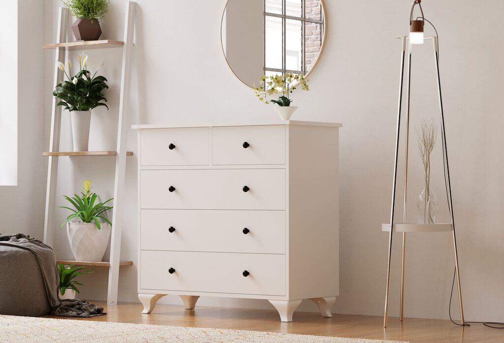 Hanah Home Komoda Rb-071, 90x86x40 cm, Bijela