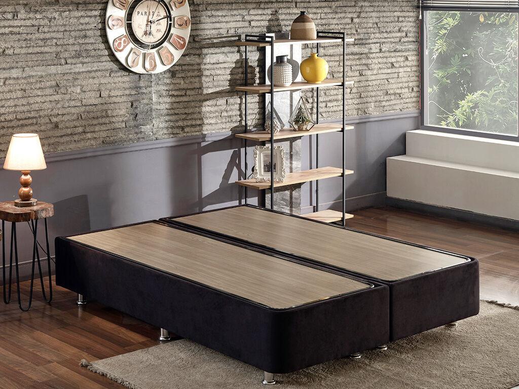 Hanah Home Base za krevet Ela, 140x38x190 cm, Crna