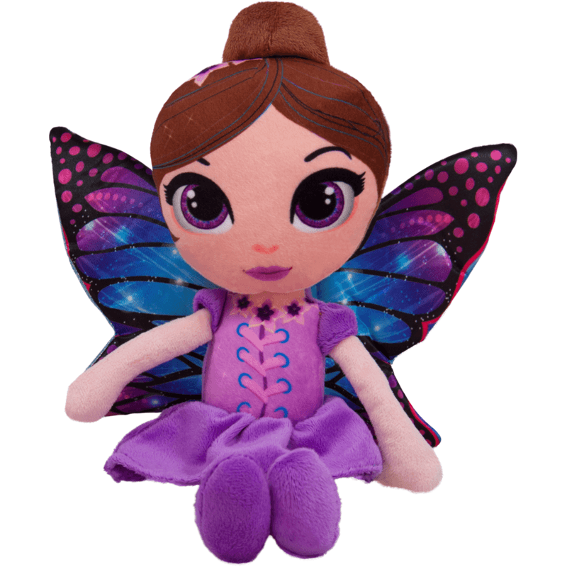 Amek Vila sa krilima 34 cm, Ljubičasta