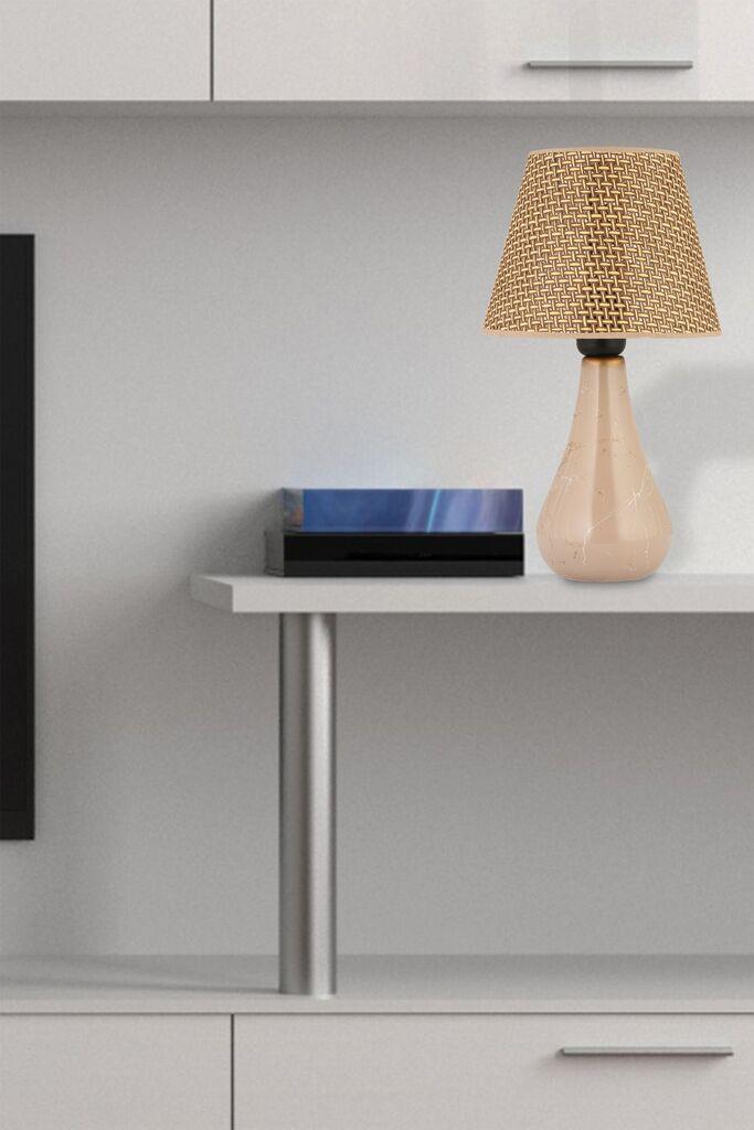 Opviq Stona lampa 20451, Smeđe-krem