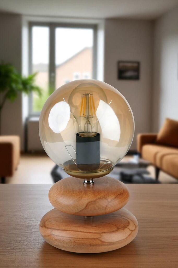 Opviq Mars stolna lampa, smeđe-zlatna boja