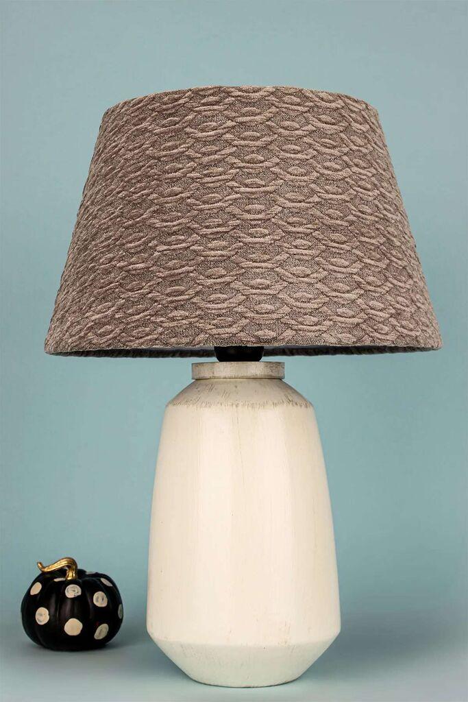 Opviq Milosia stolna lampa, sivo-krem