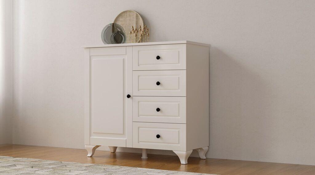 Hanah Home Komoda Rb-044-01, 87x87x43 cm, Bijela