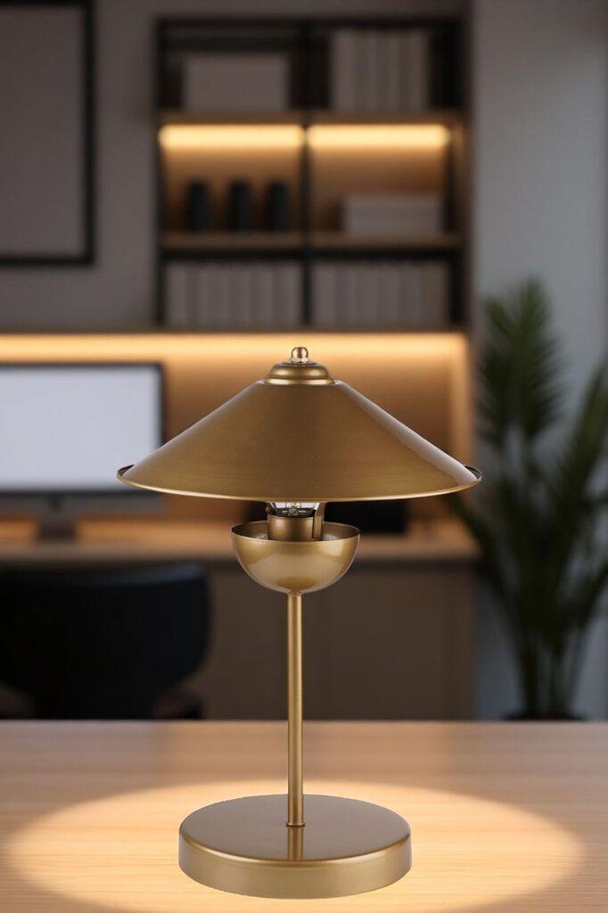 Opviq Gale stolna lampa, zlatne boje