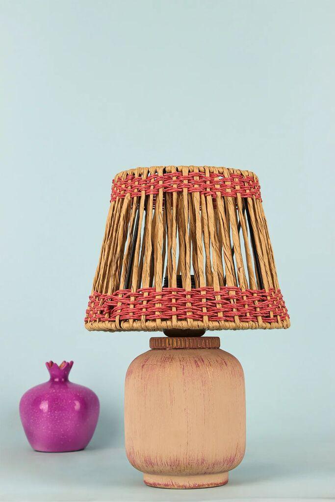 Opviq Stona lampa BK066, Roza