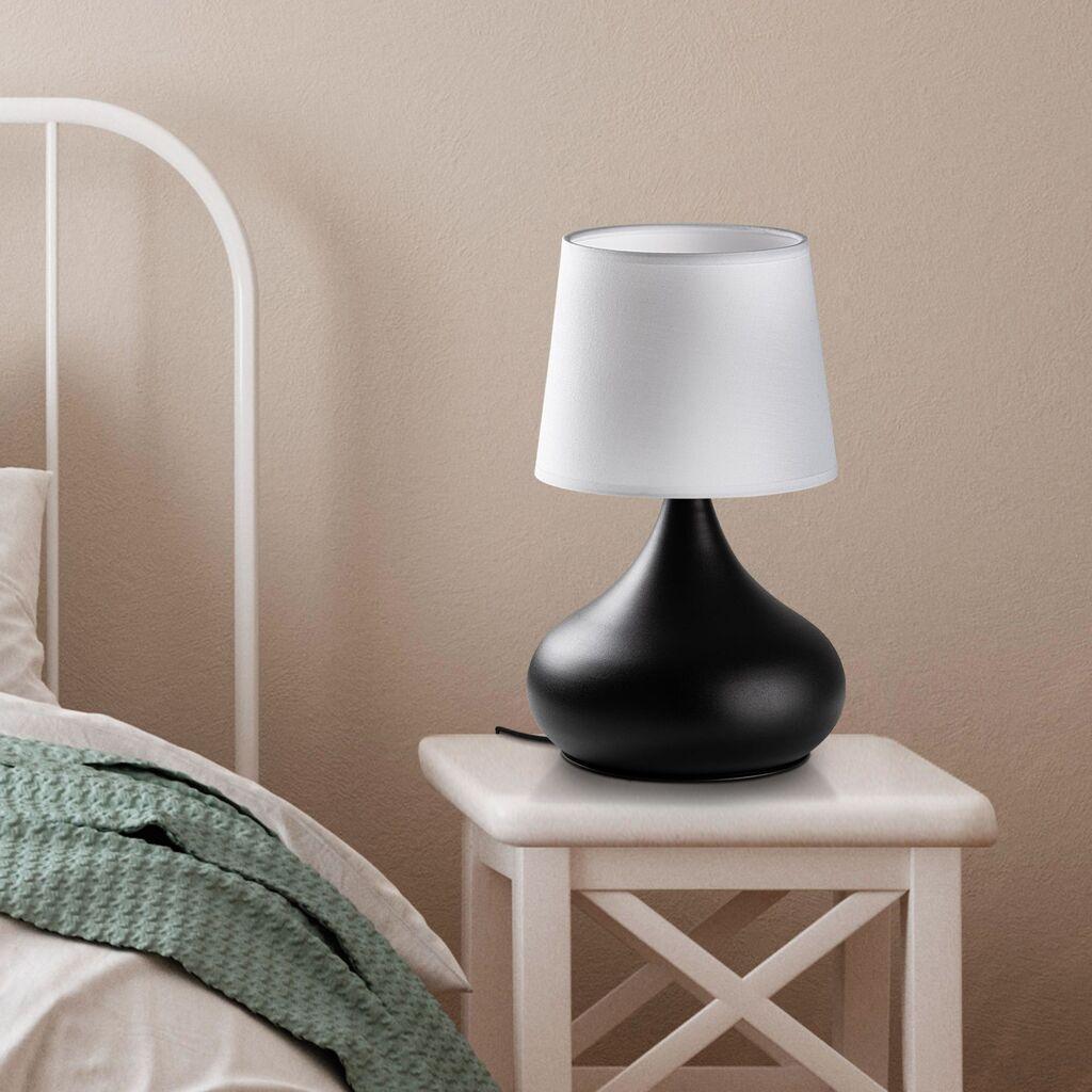 Opviq Stona lampa Bulbe-15463, Crno-bijela