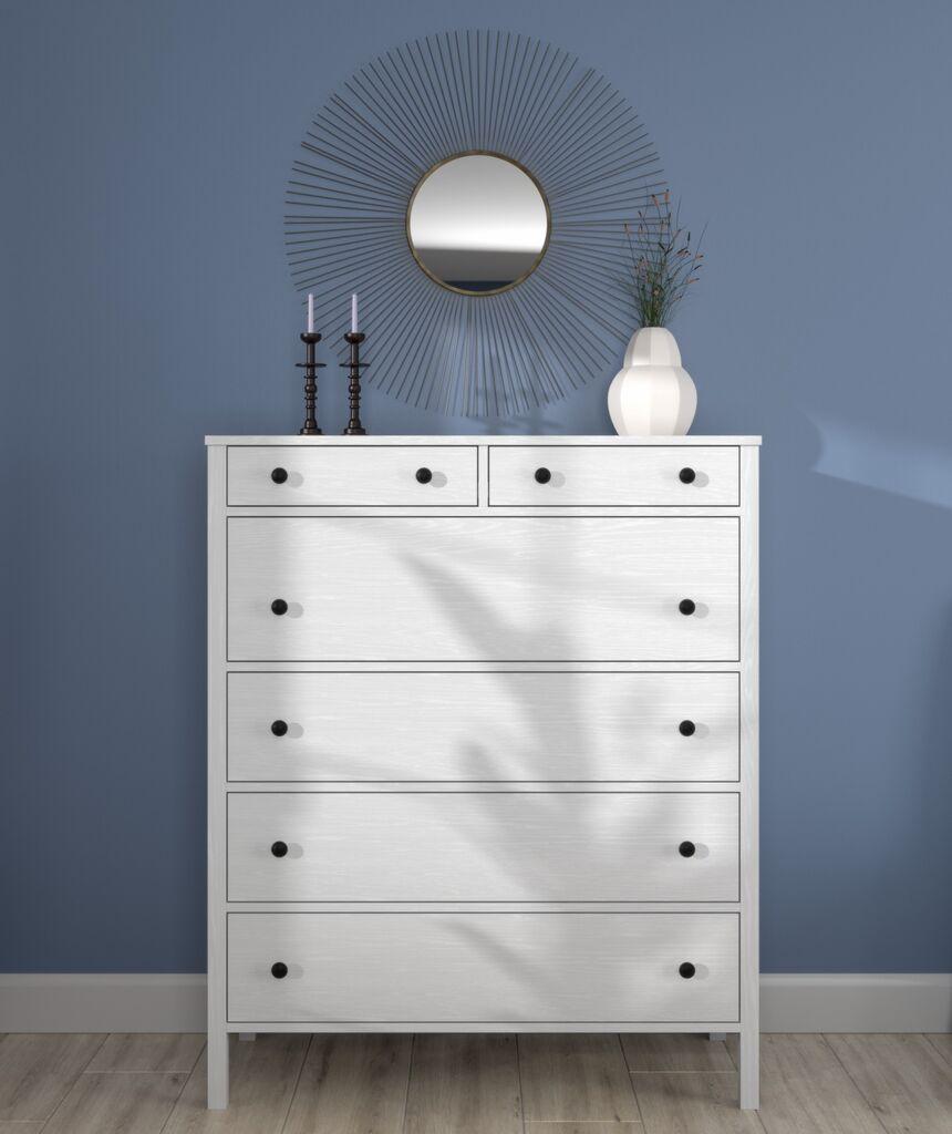 Hanah Home Komoda s ladicama FRN-20024, 108x123x45 cm, Bijela